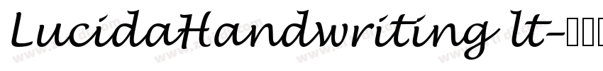 LucidaHandwriting lt字体转换
